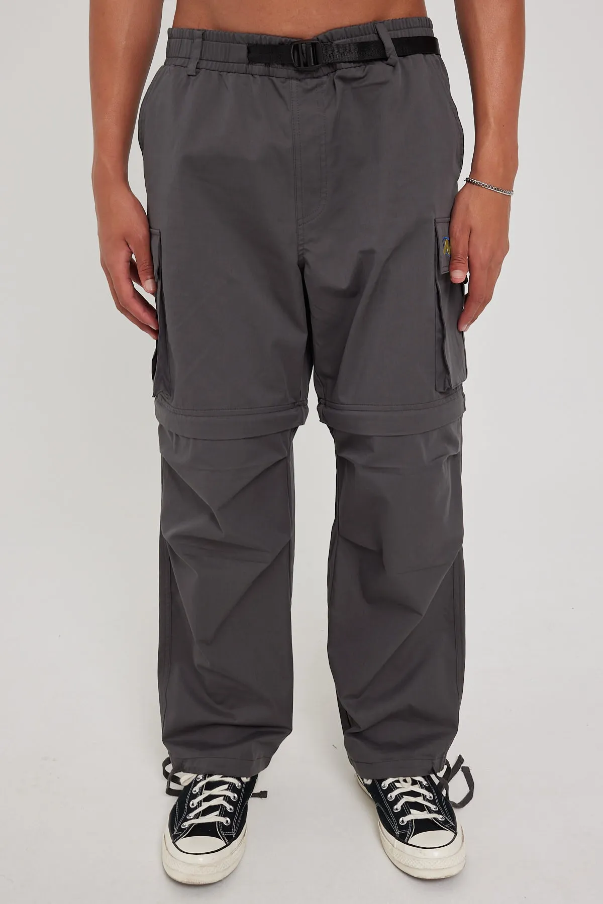 Neovision Zip Off Parachute Cargo Pant Charcoal