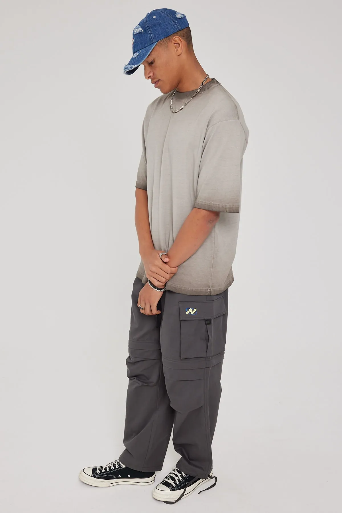 Neovision Zip Off Parachute Cargo Pant Charcoal