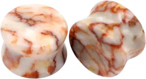 New 2026 1Pair 11Style Natural Organic Stone Ear Plugs And Tunnels Gauges 6-16Mm Ear Expanders Stretchers Body Piercing Jewelry Fashion Accessories Creative Gift