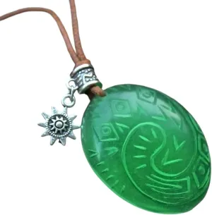 New 2026 Unisex Glowing The Heart of Te Fiti Necklace Pendent Glow in Dark Decoration Jewelry Luxury with for You Accessories Trendy Creative for Women and Men
