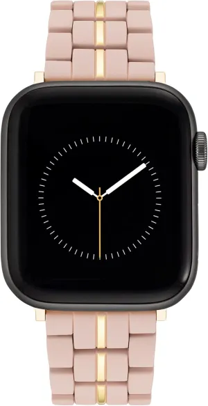 NINE WEST Fashion Rubberized Bracelet for Apple Watch Secure, Adjustable