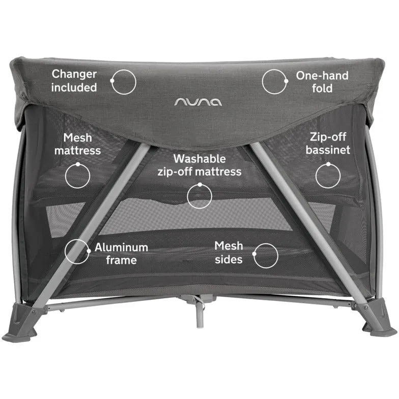 Nuna SENA Aire Playard with Zip-Off Bassinet   Changer