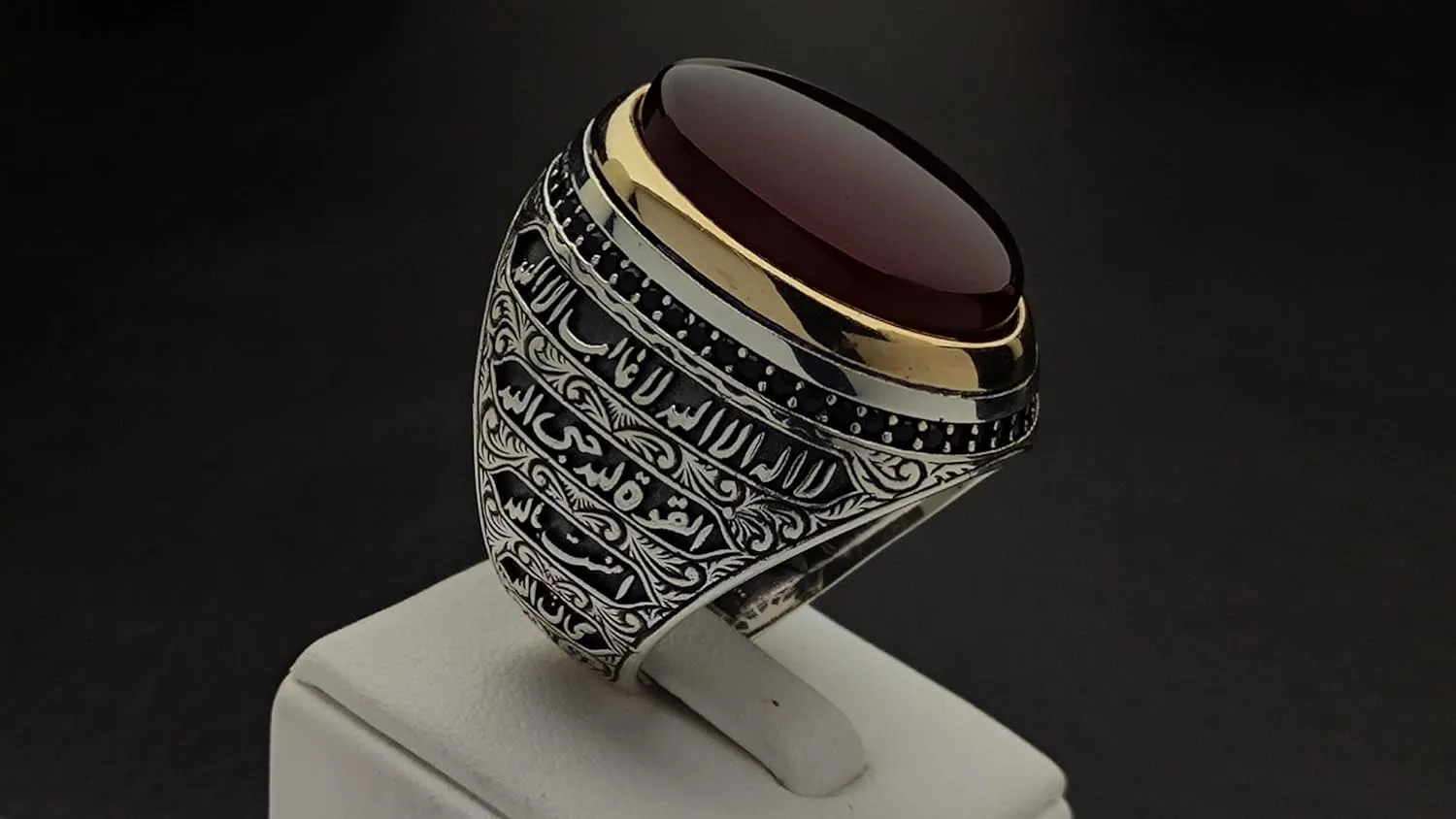 Original Yemeni Aqeeq Agate Stone Men Ring, Best Jewelry Gift, Handmade Men Ring, 925 Sterling Silver Ring, Hand Carved Men's Ring, Gift for him