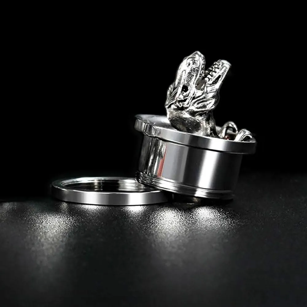 Plugs For Ears,Ear Tunnels1 Pair Dinosaur Ear Plugs Tunnels Vintage Stainless Steel Ear Gauges Expander Body Piercing
