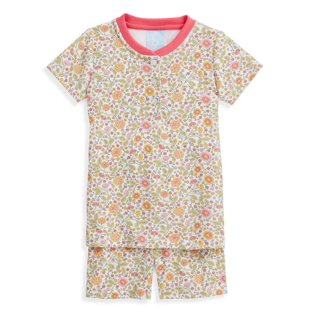 Printed Short Pima Jammies -- McPhee Floral