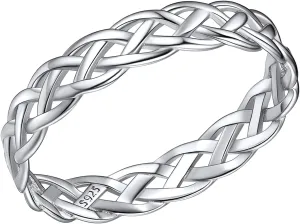PROSILVER 925 Sterling Silver Rings for Women, 2mm/3mm Wedding Band, Dainty Triple Rings, Cuban Link, Celtic Knot, Comfort Fit, #4-#12, Boxed