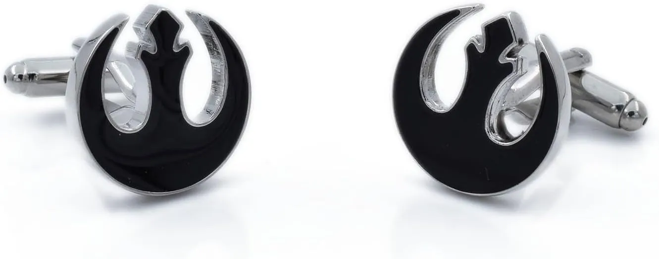 Rebel Alliance Symbol Cufflinks Movies Original Wars Cufflinks Alliance Starbird Cufflinks Quality Brass Cosplay Jewelry Cufflinks Gifts for Men