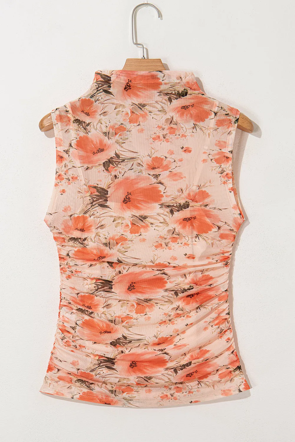 RTS: Women's Floral Mesh Top