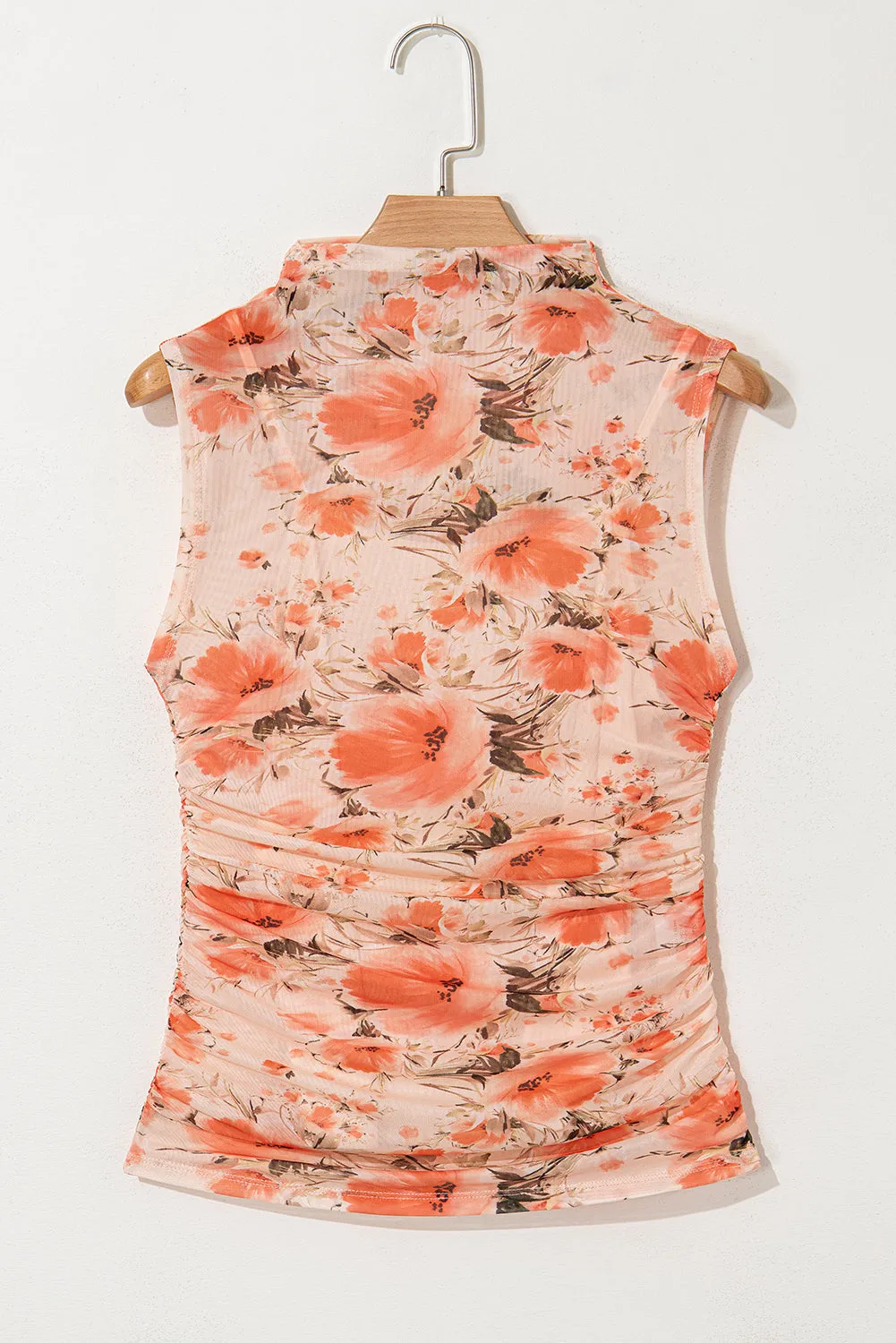RTS: Women's Floral Mesh Top