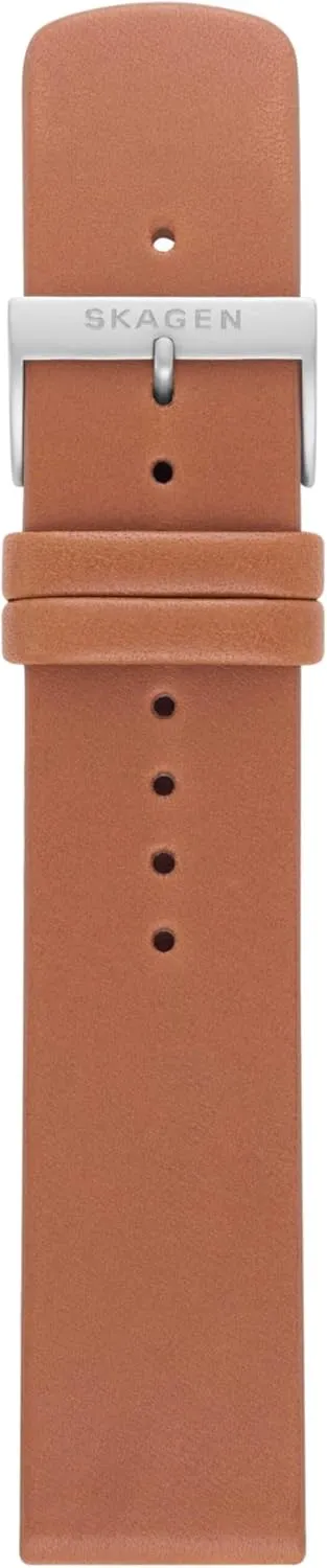 Skagen Watch Band, Stainless Steel or Leather Replacement Watch Band for Women and Men