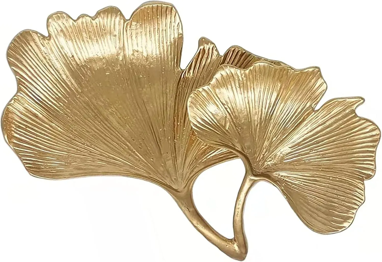 Small Leaf Shaped Trinket Dish, Decorative Gold Jewelry Dish Tray, Ring Hodler Dish Jewelry Organizer