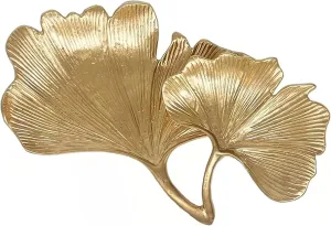 Small Leaf Shaped Trinket Dish, Decorative Gold Jewelry Dish Tray, Ring Hodler Dish Jewelry Organizer