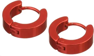 Stainless Steel 14mm Minimalist Small Hoop Earrings Huggie Earrings for Women Men Valentine's Day Jewelry 2 Pairs/lot