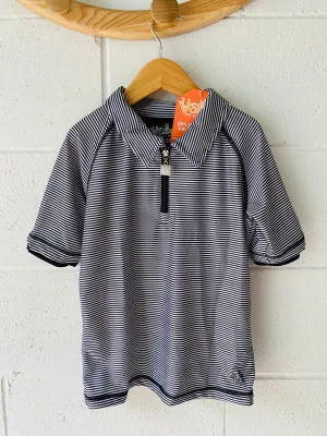 Striped Rash Guard with Collar, 8 years