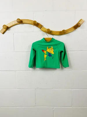 Surfer Shark Rash Guard, 12-18 months
