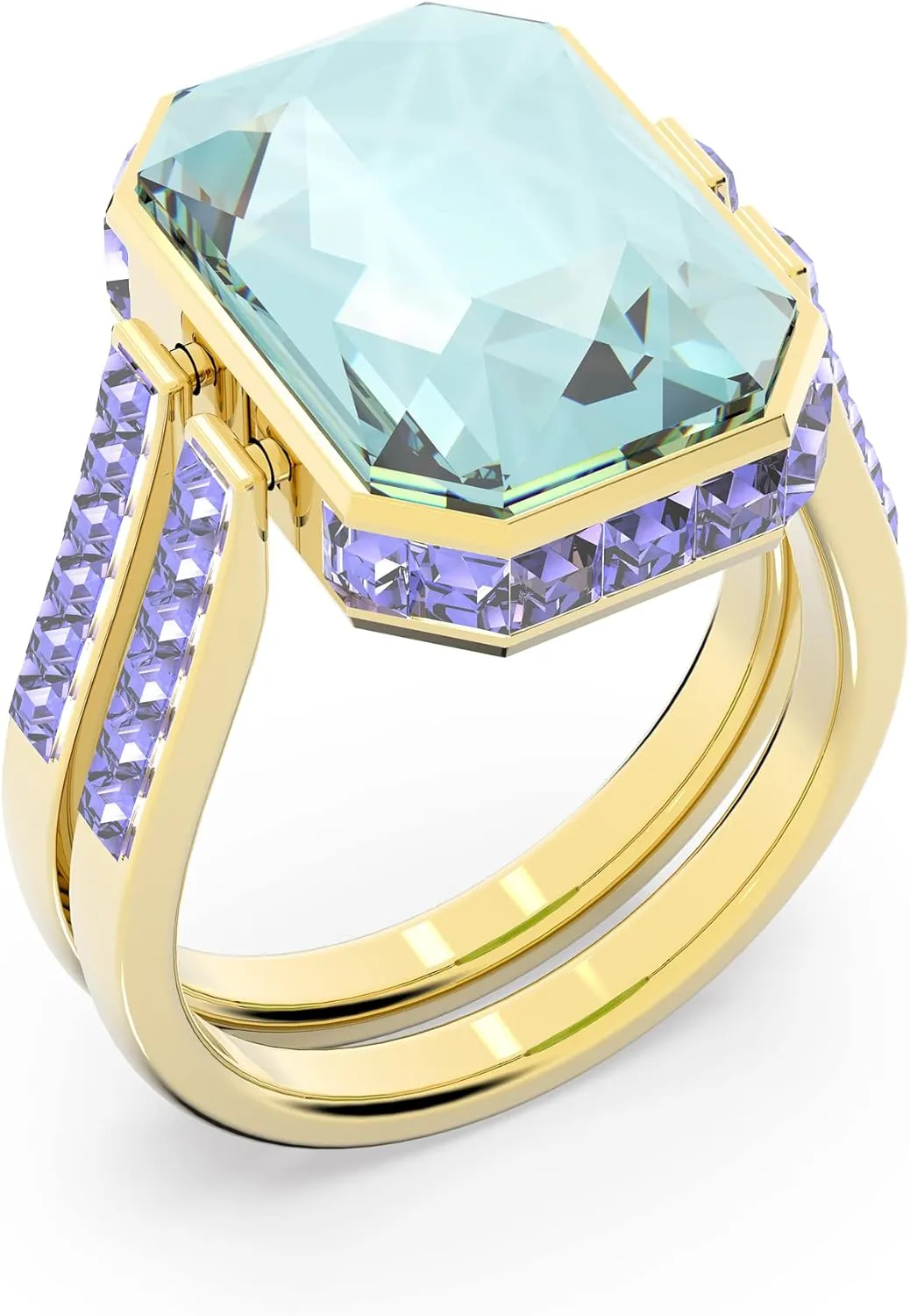 Swarovski Chroma Crystal Jewelry Collection, Gold Tone Finish, Multi-Colored Crystals