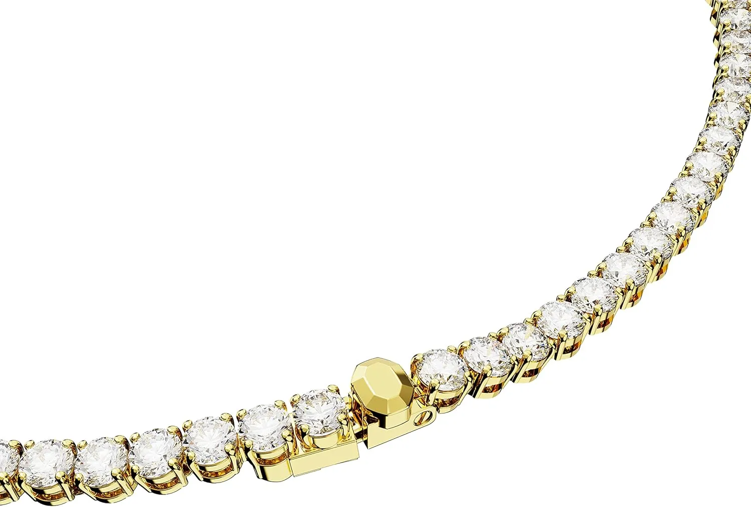 Swarovski Matrix Crystal Necklace Collection, Pink, Yellow, and Clear Crystals