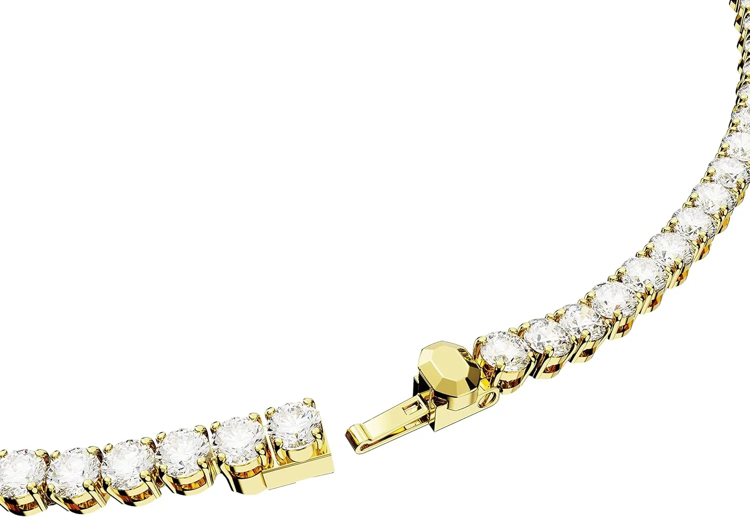 Swarovski Matrix Crystal Necklace Collection, Pink, Yellow, and Clear Crystals