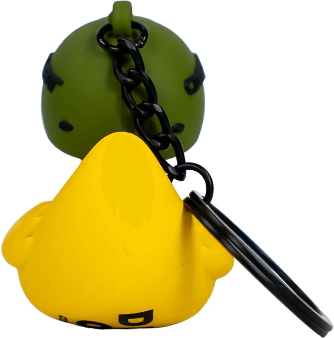 Tactiduck Novelty Rubber Duck Keychain | Durable Key Chain Accessory | Cute Quirky Rubber Duck Keychain for Keys, Bags
