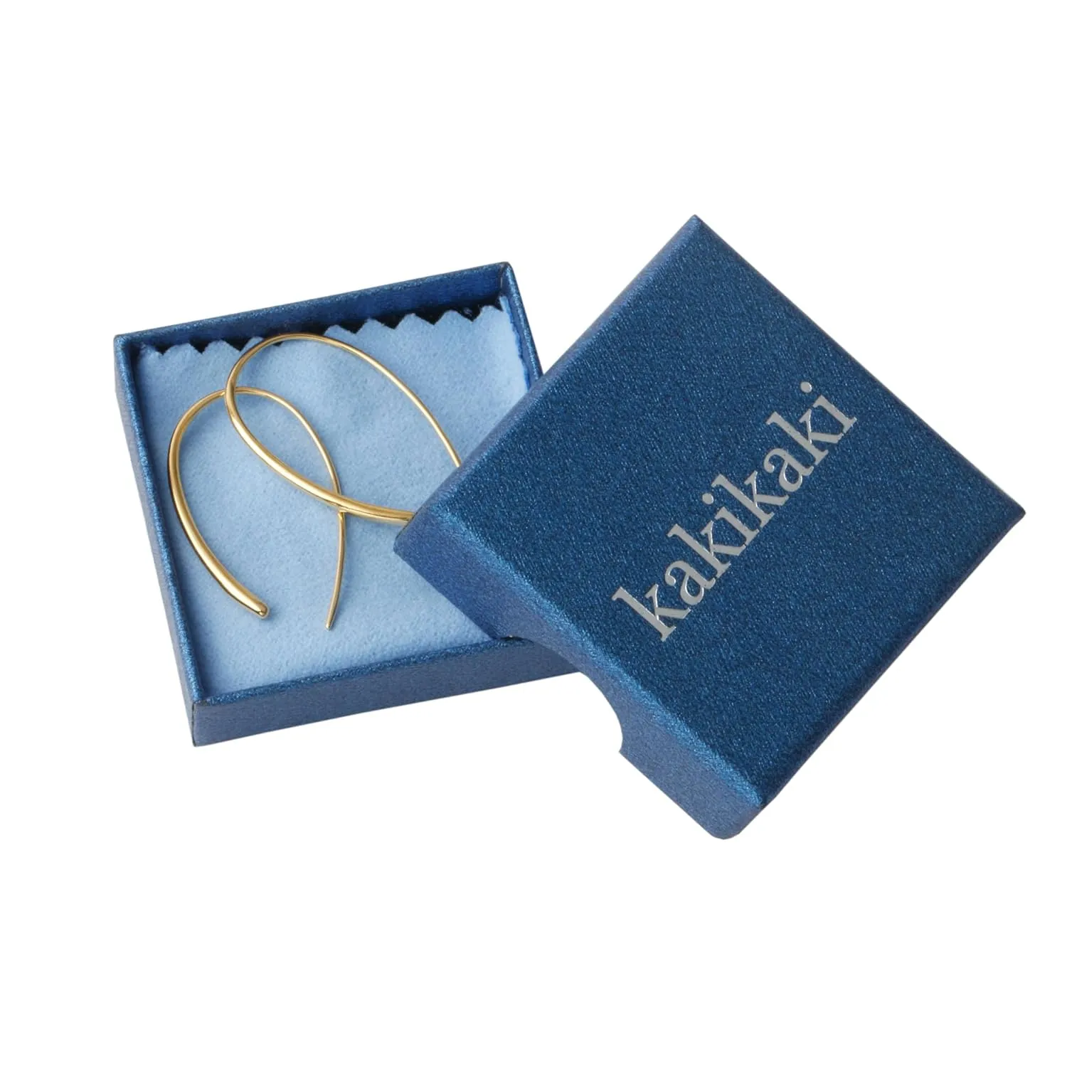 Threader Earrings 925 Sterling Silver Pull Through Hoops Drop Dangle Minimal Everyday Earrings
