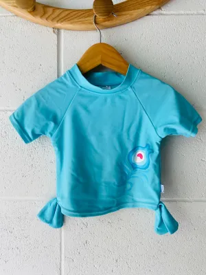 Turquoise Rash Guard Top, 12-18 months (LG)