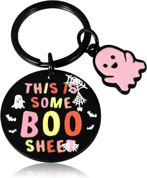 VANLOVEMAC Easter Basket Stuffers for Teens Boys Girls Easter Basket Essentials Keychain Spooky Horror Merch Halloween Stuff for Women Men Funny Gifts Halloween Keychain