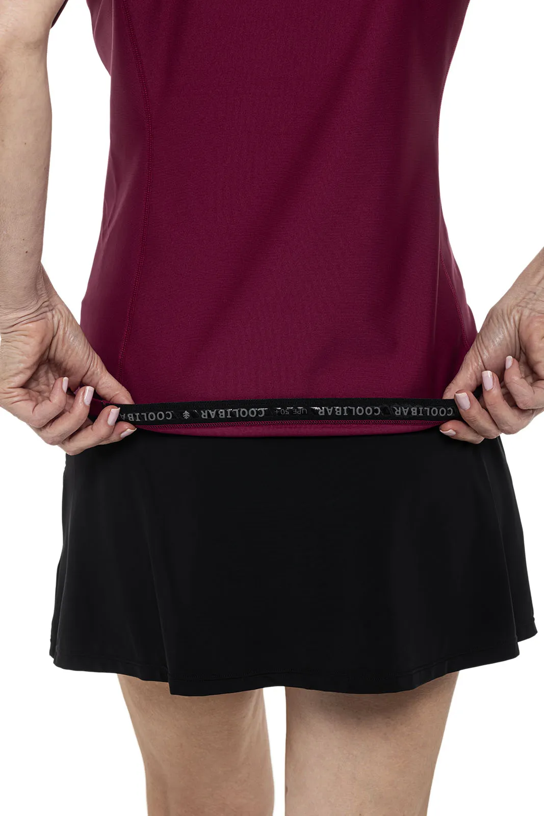 Women's Hightide Short Sleeve Swim Shirt  |  Red Crush