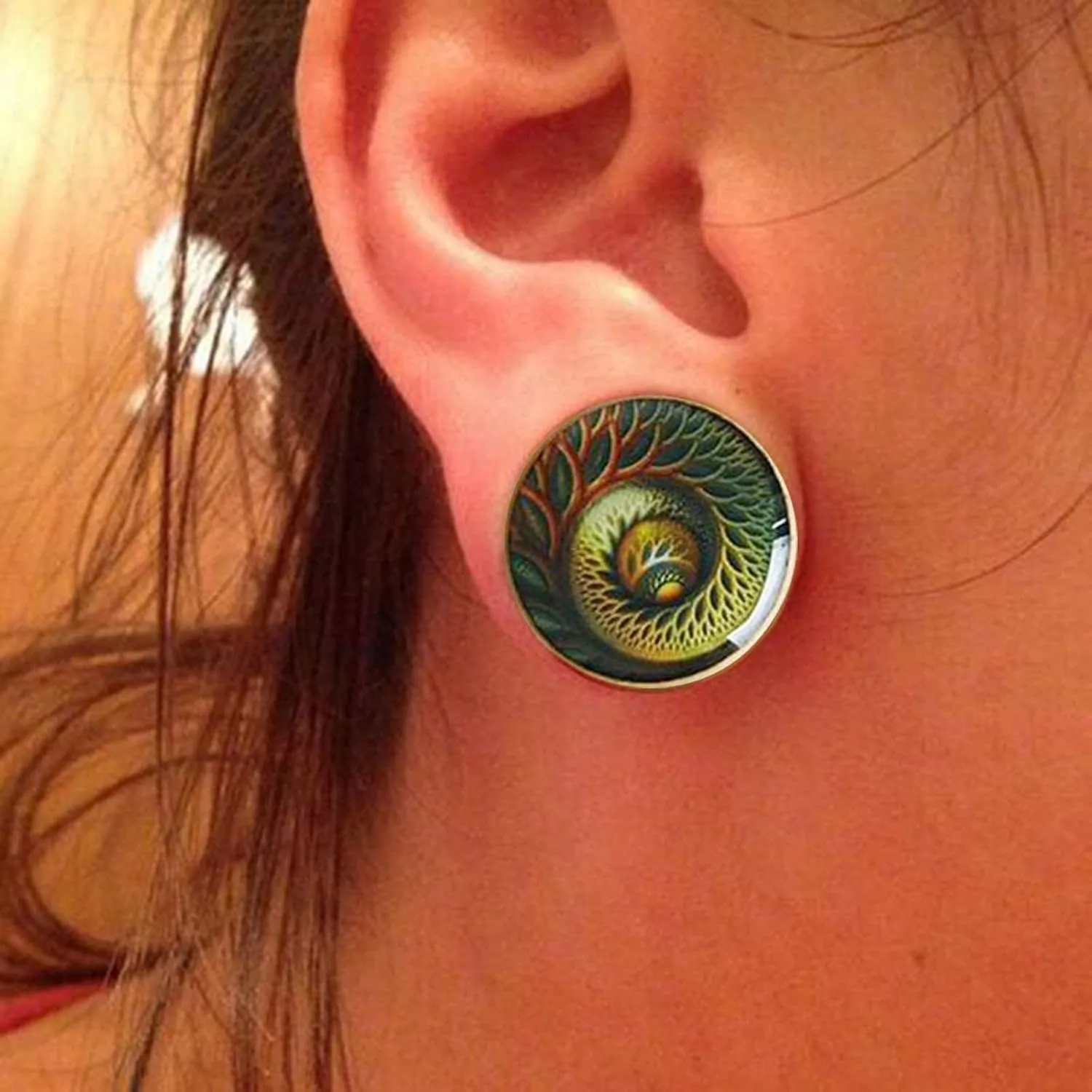 Wood Ear Gauges Plugs And Tunnels 8mm-25m Ear Stretcher Expander Saddle Plug Piercing Jewelry