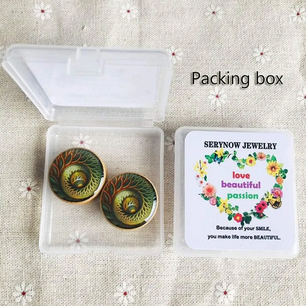Wood Ear Gauges Plugs And Tunnels 8mm-25m Ear Stretcher Expander Saddle Plug Piercing Jewelry