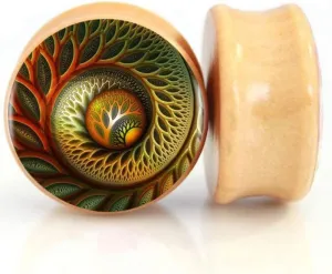 Wood Ear Gauges Plugs And Tunnels 8mm-25m Ear Stretcher Expander Saddle Plug Piercing Jewelry