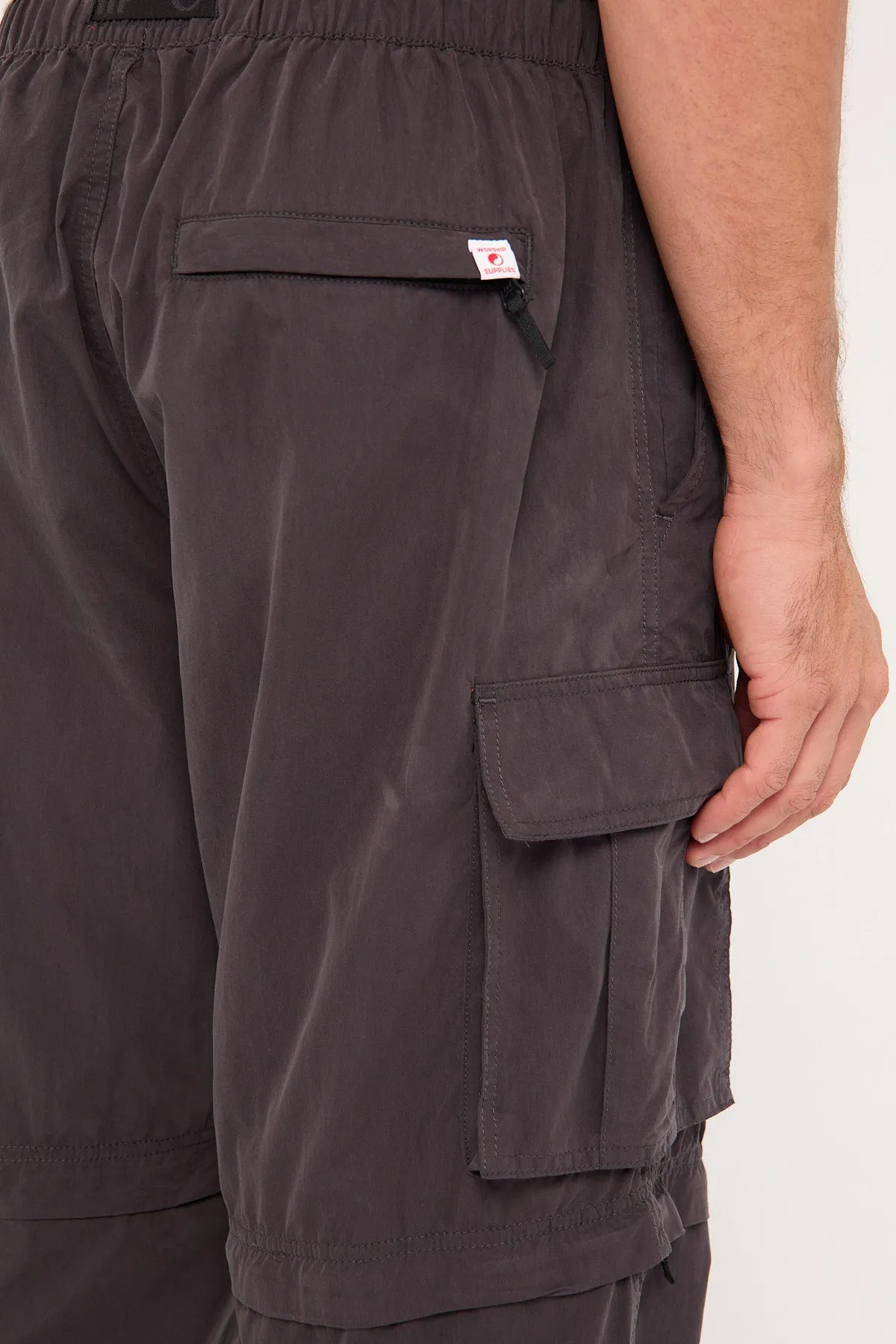 Worship Core Zip off Cargo Pant Dark Charcoal