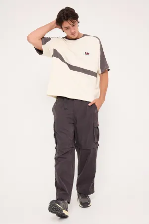 Worship Core Zip off Cargo Pant Dark Charcoal