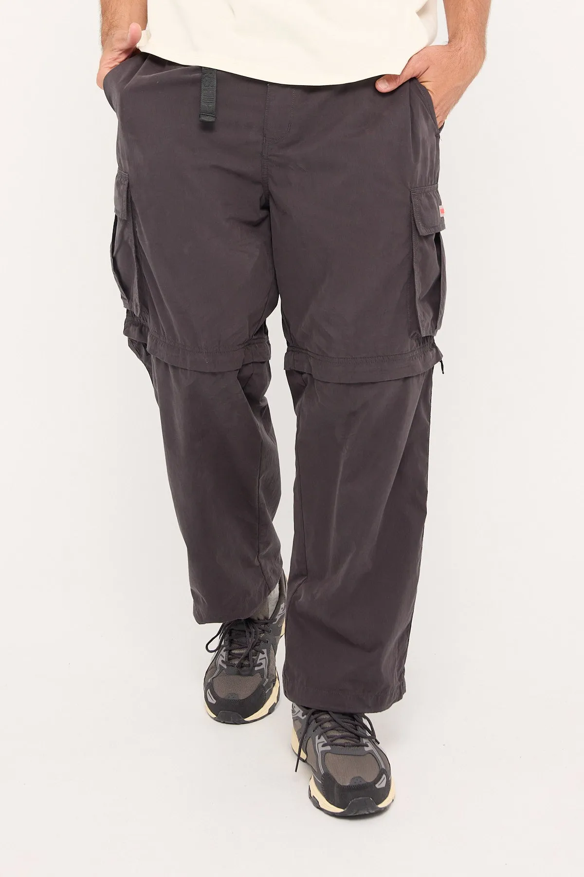 Worship Core Zip off Cargo Pant Dark Charcoal